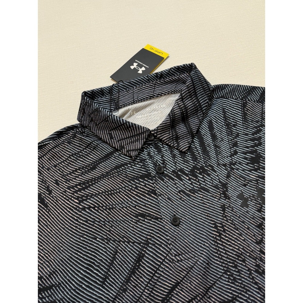 Under Armour Playoff 2.0 Printed Golf Polo Shirt Mens XL 1377297 004